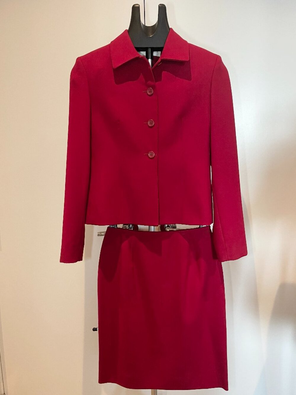 NWT Jones New York 100% Marino Wool 2-Piece Suit Set Size 2P